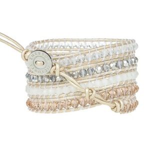 🆕🌿🤍VICTORIA EMERSON: Silver Dorado Five Wrap Bracelet
